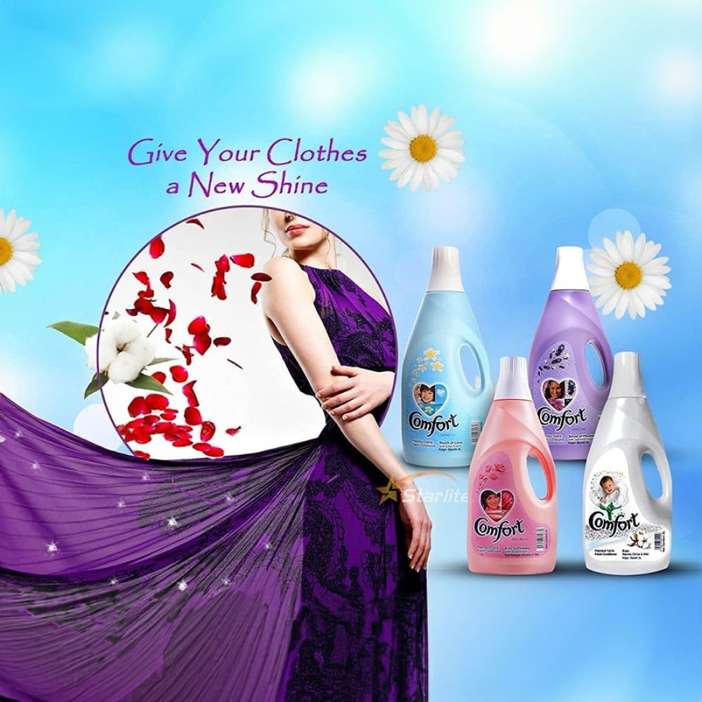 Comfort Touch of Love with Lilac Fresh Fabric Conditioner : 2 ltr