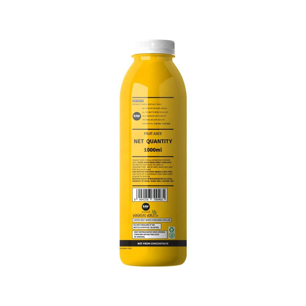 Raw Pressery Valencia Orange Juice : 1 ltr
