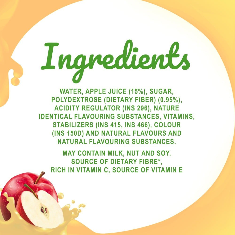 B Natural Apple Juice : 1 ltr