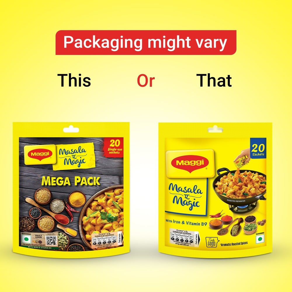 Maggi Masala-ae-Magic Sabzi Masala Mega Pack (20 Sachets) : 120 g