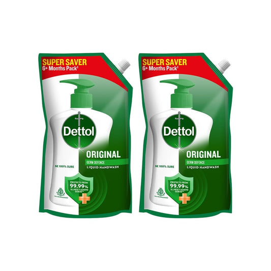 Dettol Original Hand Wash Refill 675 ml - Pack of 2 : 2 x 675 ml