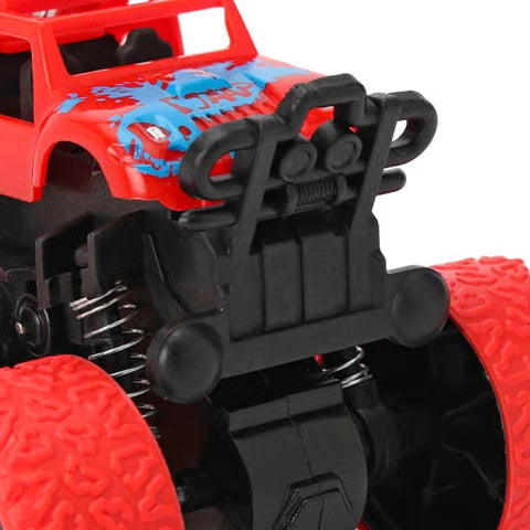 Toyshine Friction Powered Rock Crawler Mini Toy Vehicle – Red
