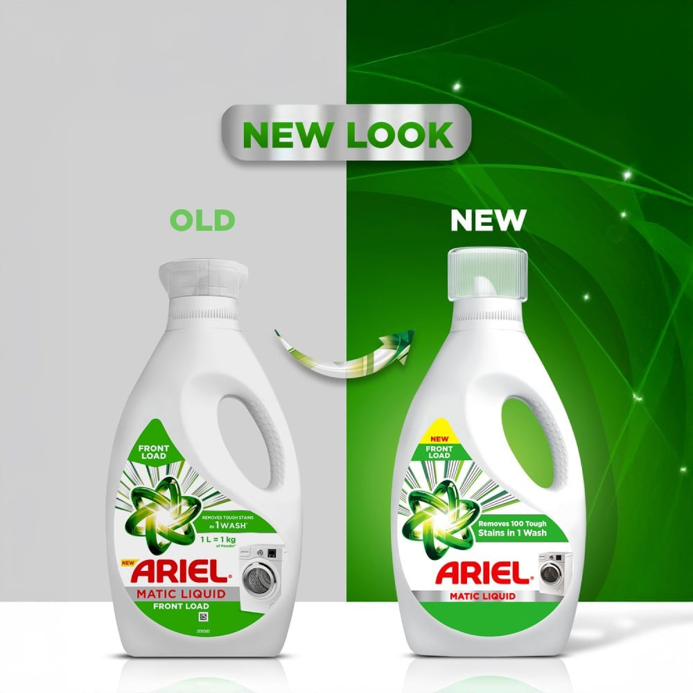 Ariel Front Load Liquid Detergent : 2 l + 500 ml
