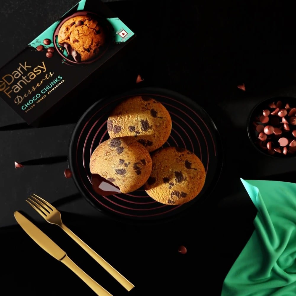 Sunfeast Dark Fantasy Desserts Choco Chunks Cookies : 75 g