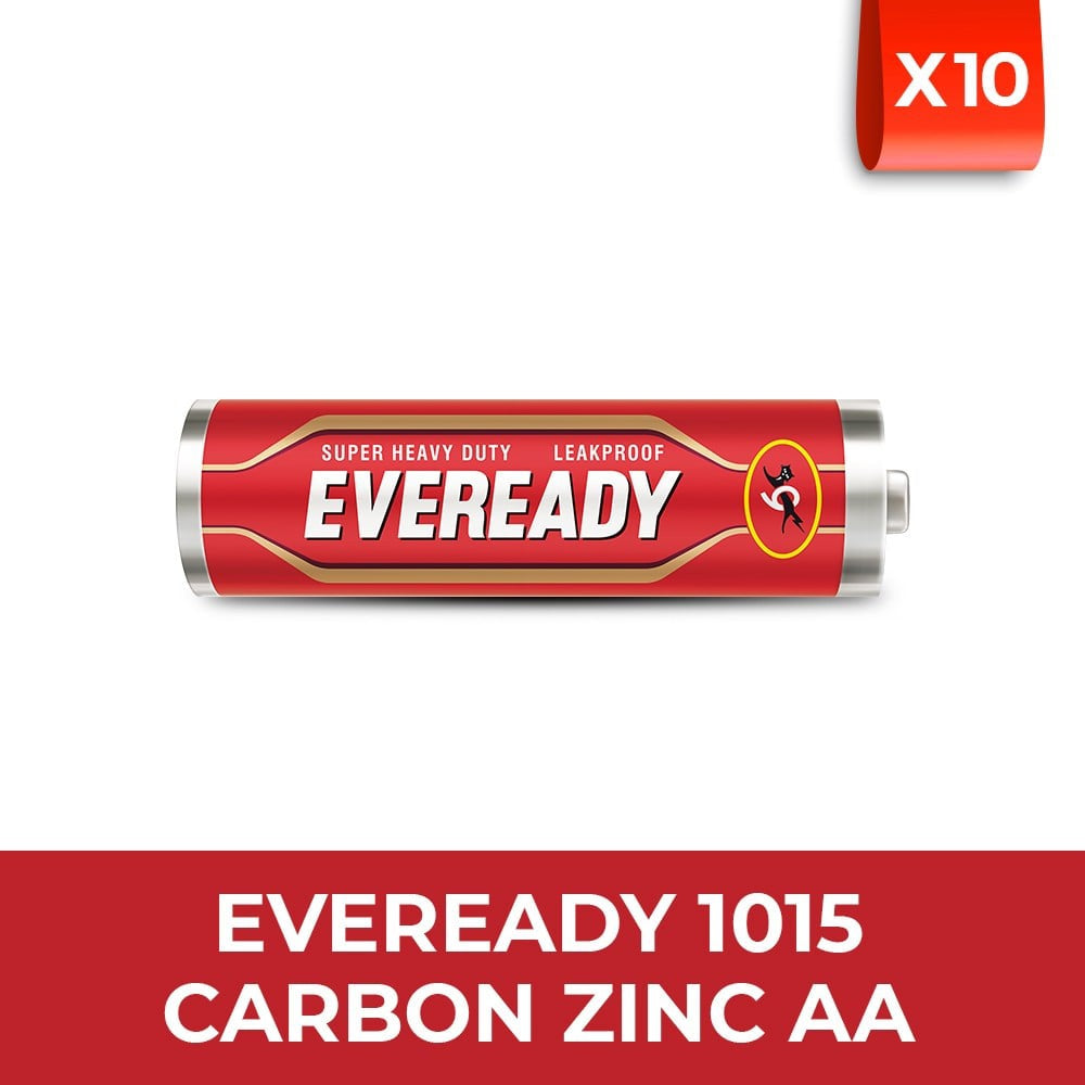 Eveready AA Carbon Zinc Battery : 10 units