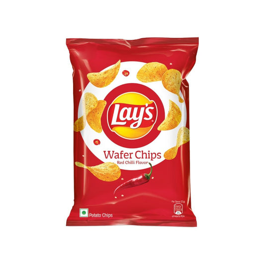 Lay's Wafer Potato Chips (Red Chilli) : 82 g