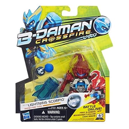 B-Daman Crossfire BD-14 Lightning Scorpio Figure - Rapid-Fire Power