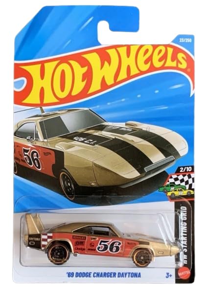 ’69 Dodge Charger Daytona (Golden) – Hot Wheels by Mattel - Imported (B Case)