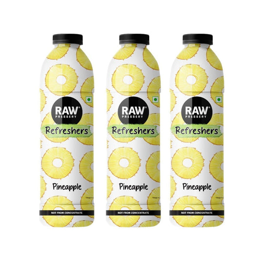 Raw Pressery Refreshers Pineapple Juice - Pack of 3 : 3 x 750 ml