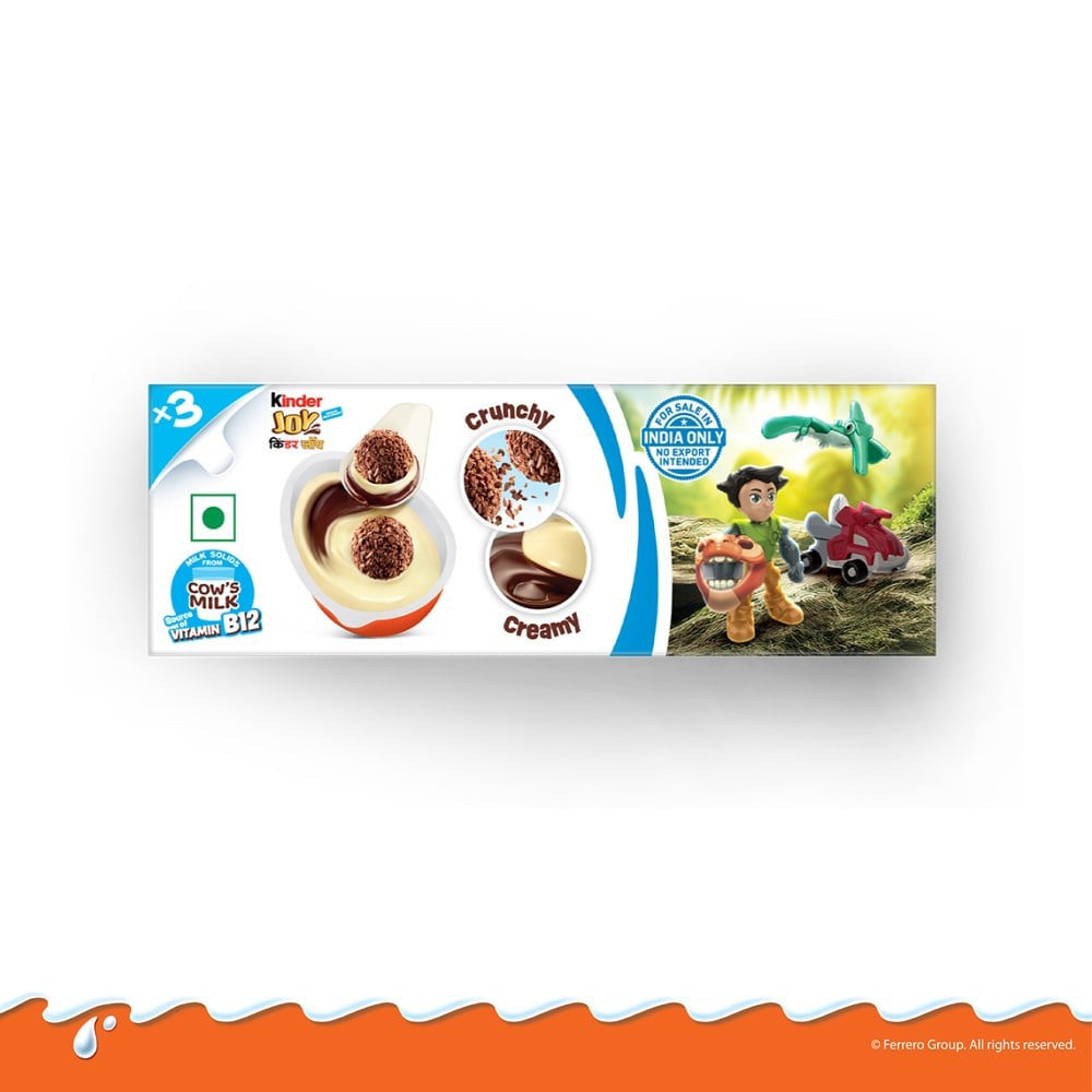 Kinder Joy Shaped Chocolate Pack (Blue Edition) : 1 pack (3 x 20 g)