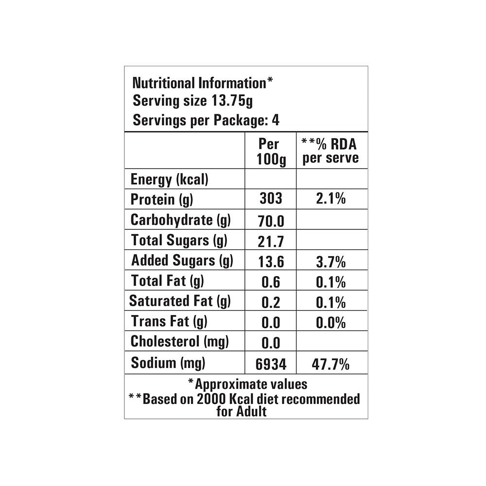 Ching's Secret Hot & Sour Veg Soup - Buy 2 Get 1 Free : 2 x 55 g + 1 x 55 g