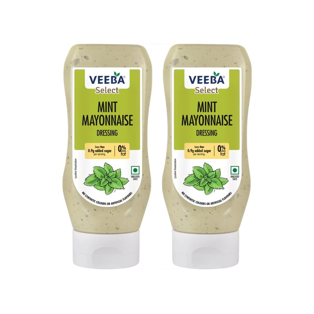 Veeba Mint Flavoured Mayonnaise - Pack of 2 : 2 x 300 g