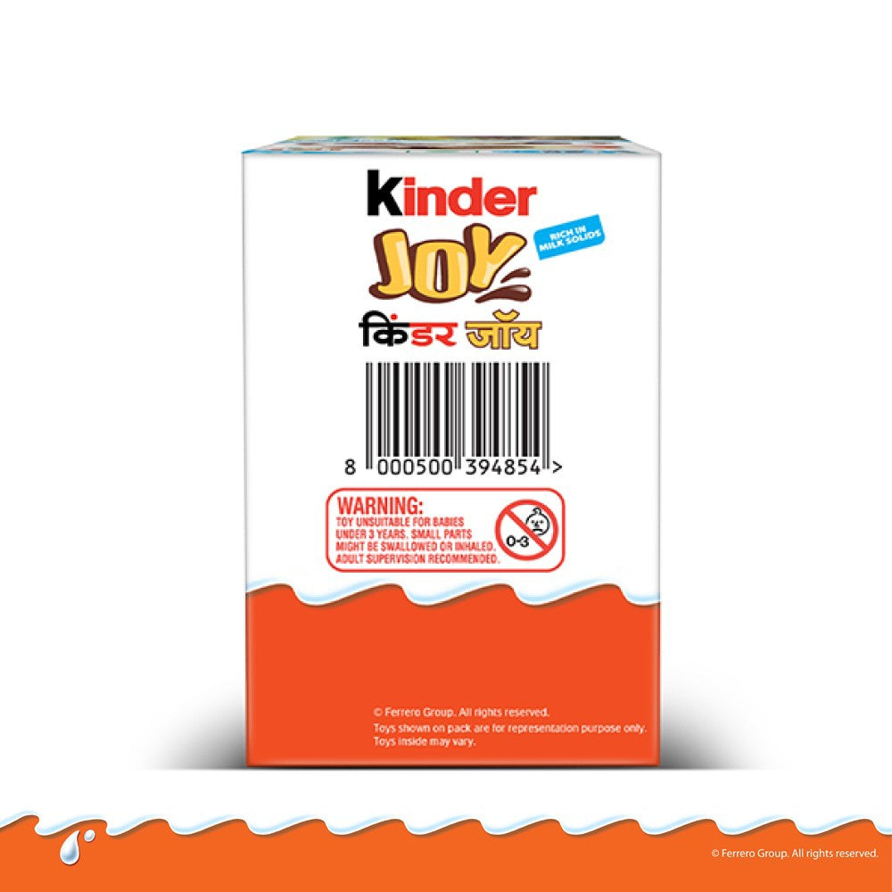 Kinder Joy Shaped Chocolate Pack (Blue Edition) : 1 pack (3 x 20 g)