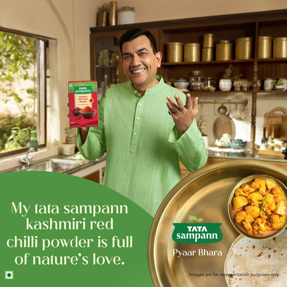 Tata Sampann Kashmiri Red Chilli Powder with Natural Oils : 100 g