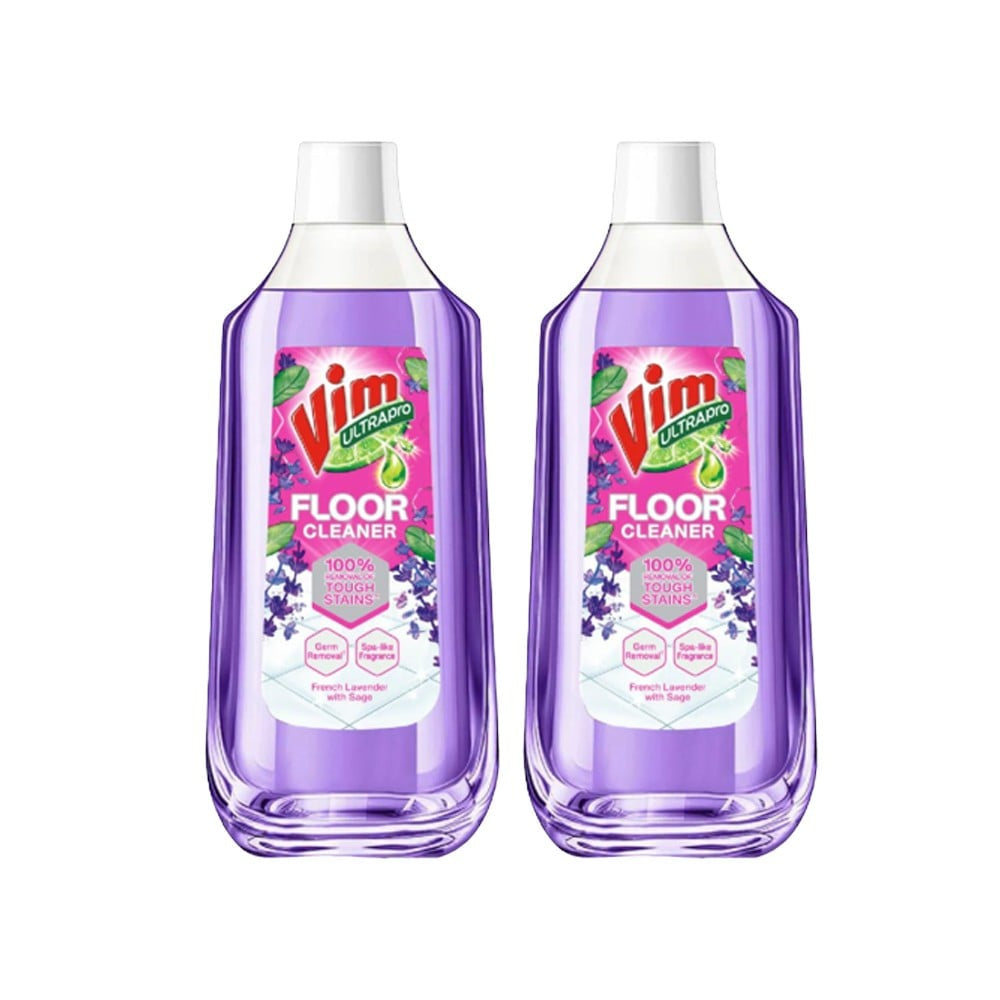 Vim Ultrapro Floor Cleaner - French Lavendar - Pack of 2 : 2 x 1 ltr