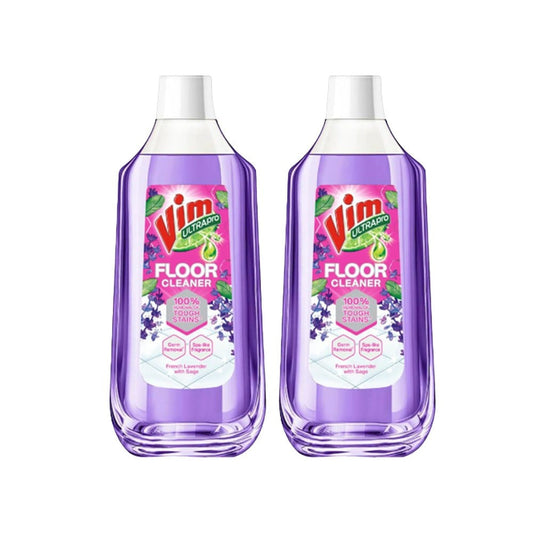 Vim Ultrapro Floor Cleaner - French Lavendar - Pack of 2 : 2 x 1 ltr