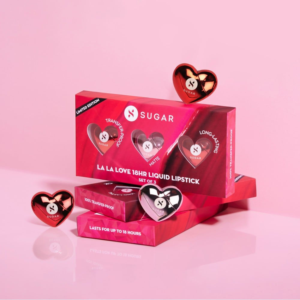 SUGAR La La Love Liquid Lipstick Set : 1 pack (3 pieces)