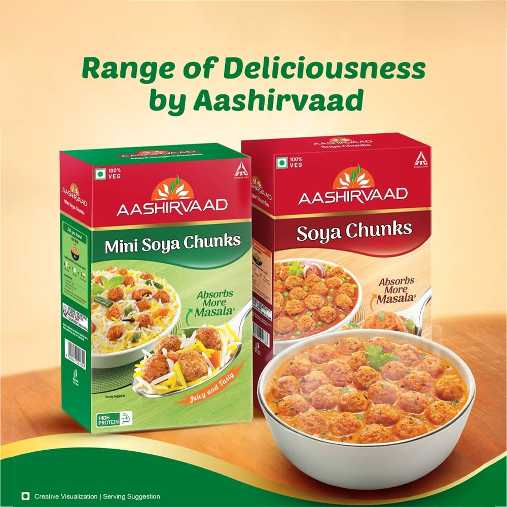 Aashirvaad Mini Soya Chunks : 200 g