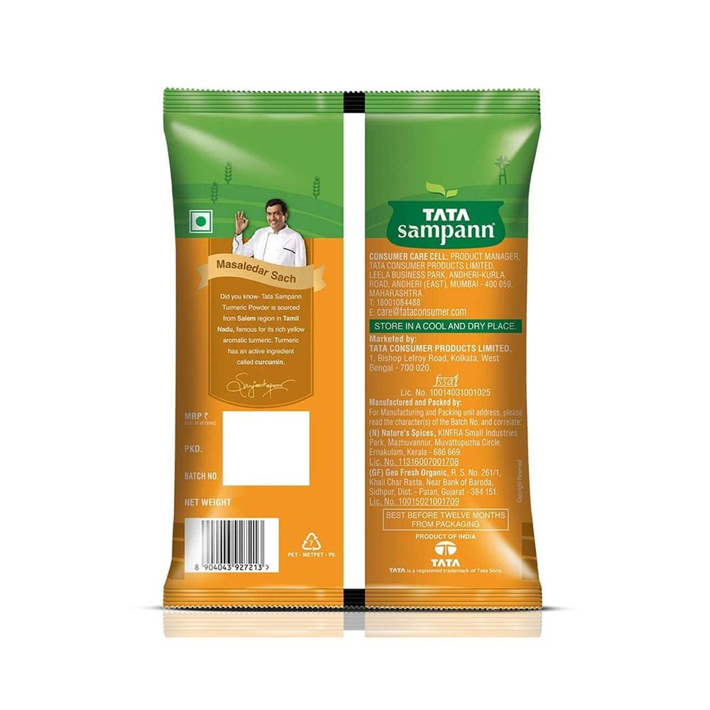 Tata Sampann Turmeric Powder with Natural Oils : 500 g