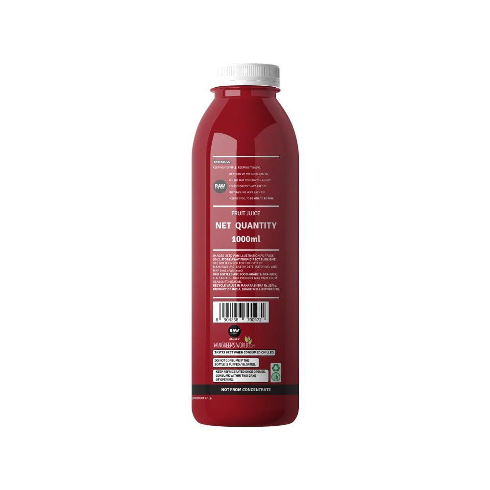 Raw Pressery Pomegranate Juice - Pack of 2 : 2 x 1 ltr