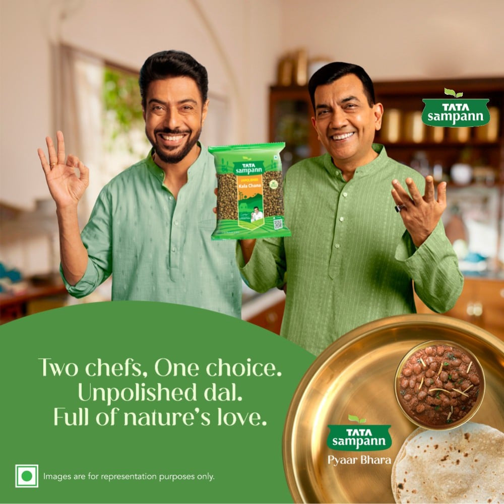 Tata Sampann Unpolished Kala Chana (Black, Brown) : 1 kg