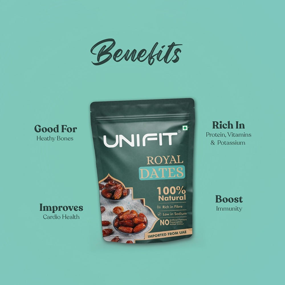 Unifit Royal Dates (Khajur) : 500 g