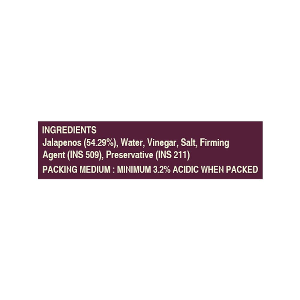 Cornitos Sliced Jalapeno Peppers : 370 ml