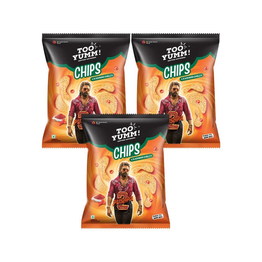 Too Yumm Kashmiri Chilli Potato Chips - Pack of 3 : 3 x 82 g