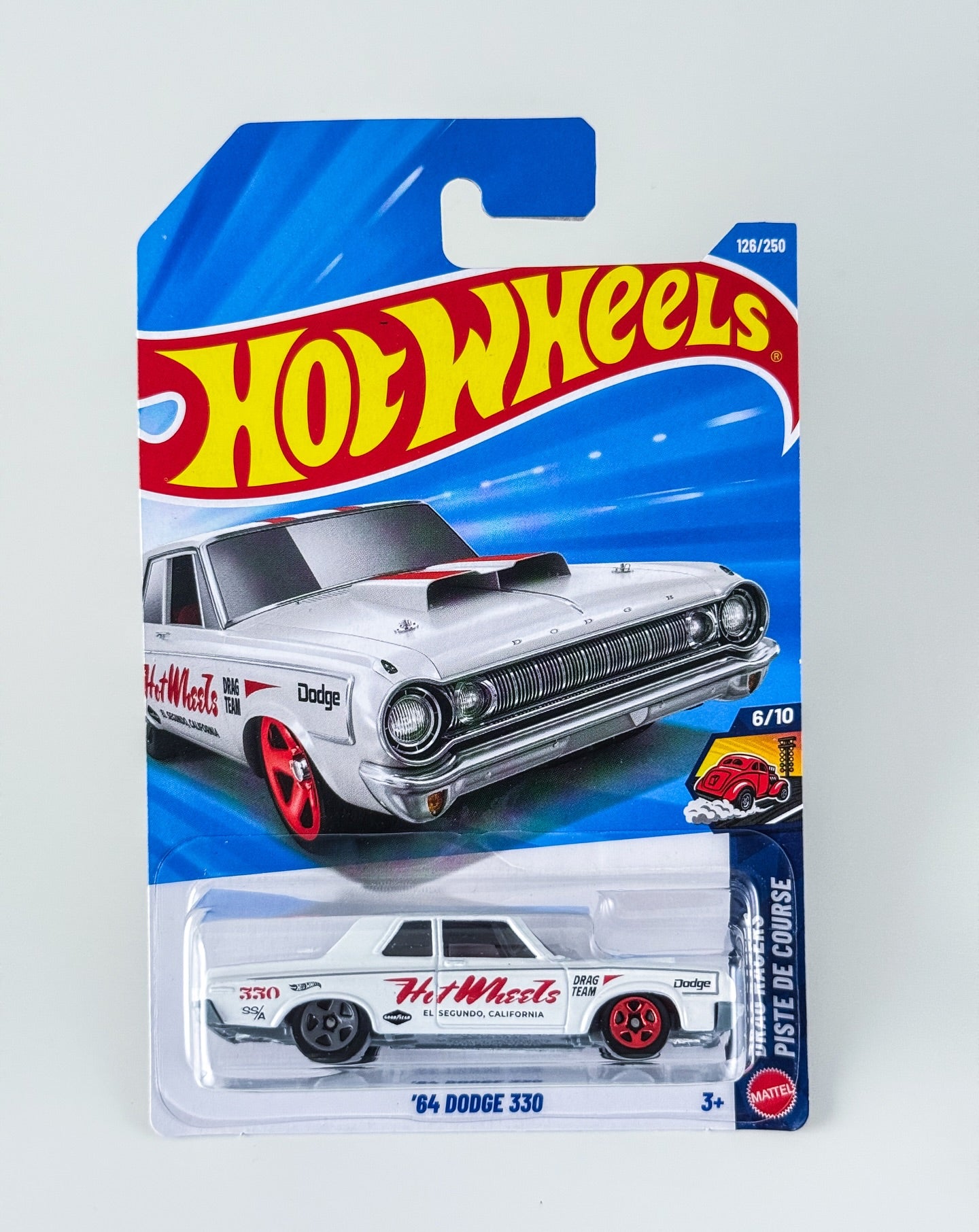 ’64 Dodge 330 (White) – Hot Wheels Imported by Mattel - Prithvi Enterprises