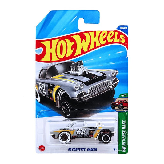 ’62 Corvette Gasser (Grey) – Hot Wheels 2025 by Mattel