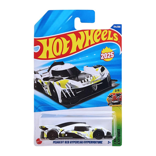 Peugeot 9X8 Hypercar/Hypervoiture (White) – Hot Wheels 2025 by Mattel