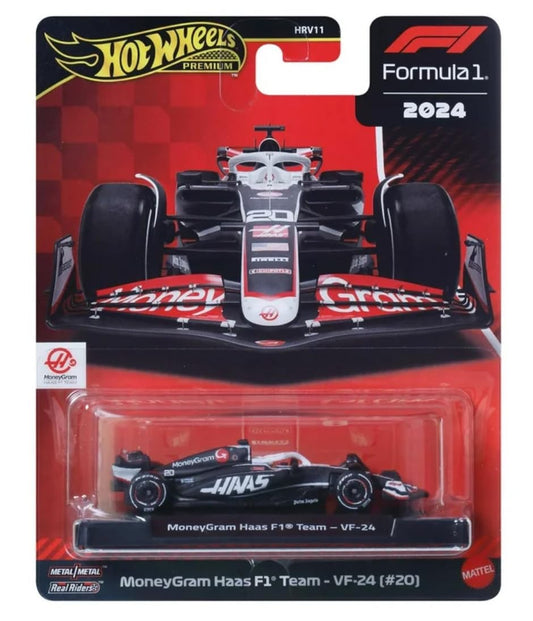 MoneyGram Haas F1 Team – VF-24 – Hot Wheels Premium 2025 by Mattel