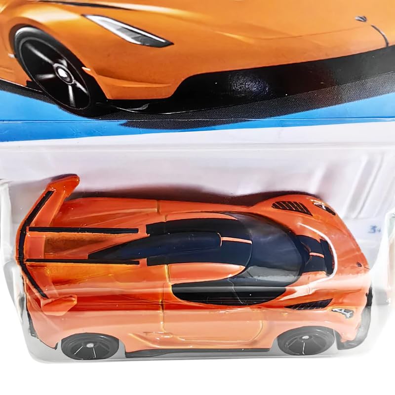 2020 Koenigsegg Jesko Die-Cast Model (Orange) by Mattel