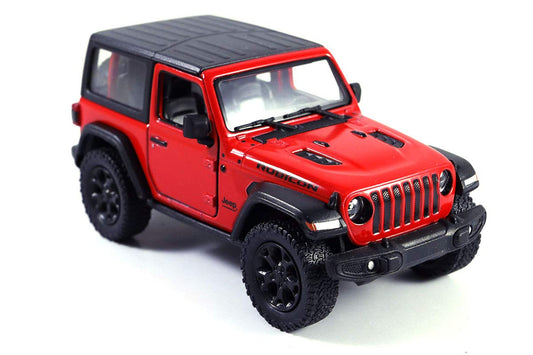 Jeep Wrangler Rubicon 4x4 Hard Top Off Road Exploration Diecast Model Toy Car - 1/32 Scale