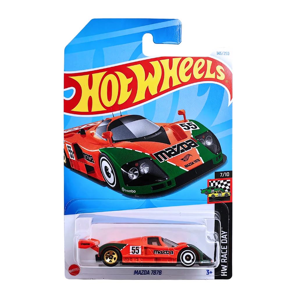 Mazda 787B (Orange) - Die-Cast Model by Mattel