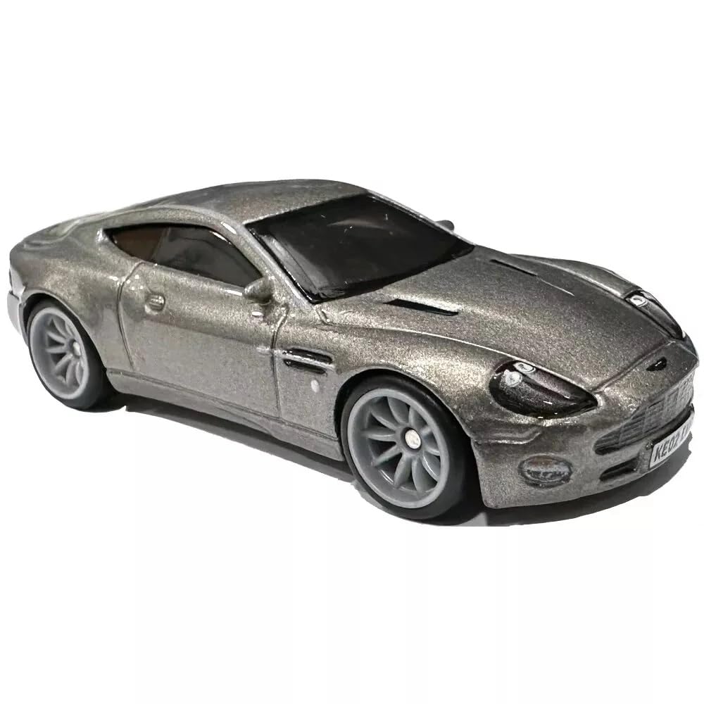 Aston Martin Vanquish (Silver) – Hot Wheels Premium Pop Culture by Mattel - Imported - Prithvi Enterprises