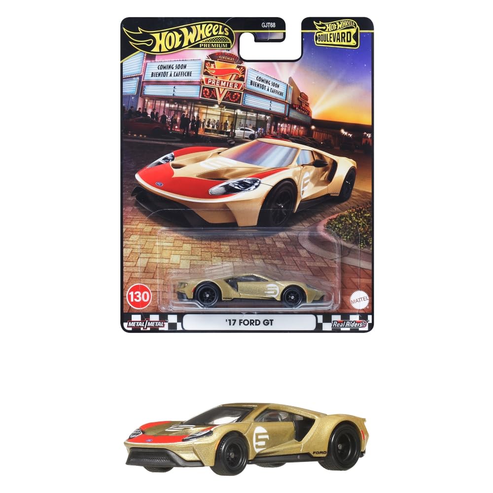 ’17 Ford GT (Golden) – Hot Wheels Boulevard Premium 2025 by Mattel