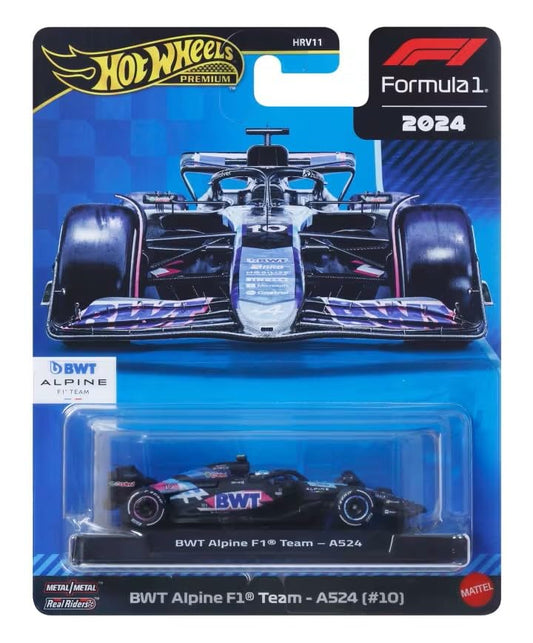 BWT Alpine F1 Team – VF-524 (Hot Wheels Premium 2025) by Mattel