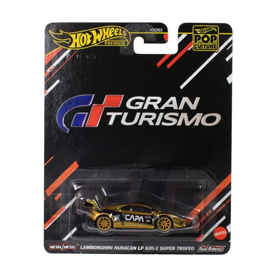 Lamborghini Huracán LP 620-2 Super Trofeo (Gold) – Hot Wheels Premium 2025 by Mattel