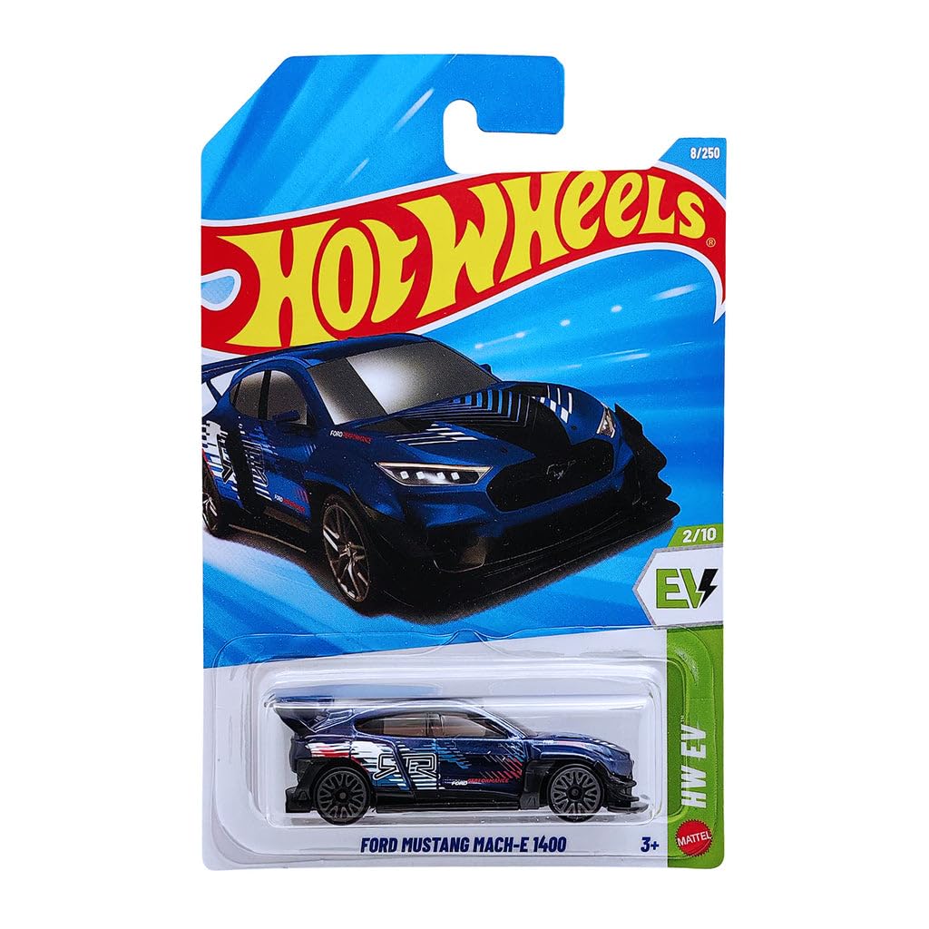 Ford Mustang Mach-E 1400 (Blue) – Hot Wheels by Mattel - Imported (B Case)