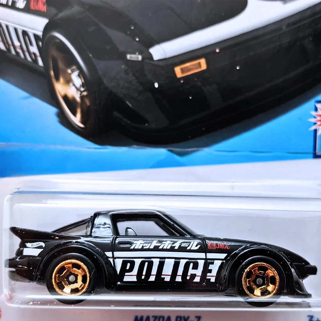 Mazda RX-7 Police Die-Cast Model by Mattel