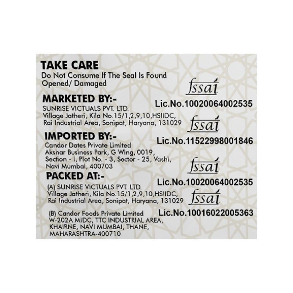 Unifit Kalmi Dates (Khajur) : 500 g