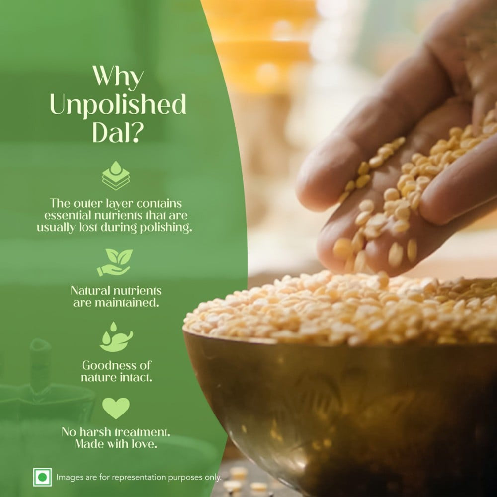 Tata Sampann Unpolished Toor Dal : 2 kg