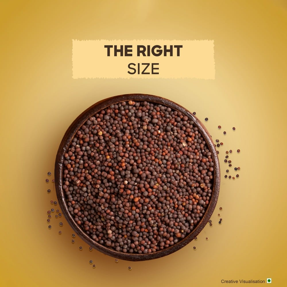 Aashirvaad Pure Whole Mustard Seeds : 200 g