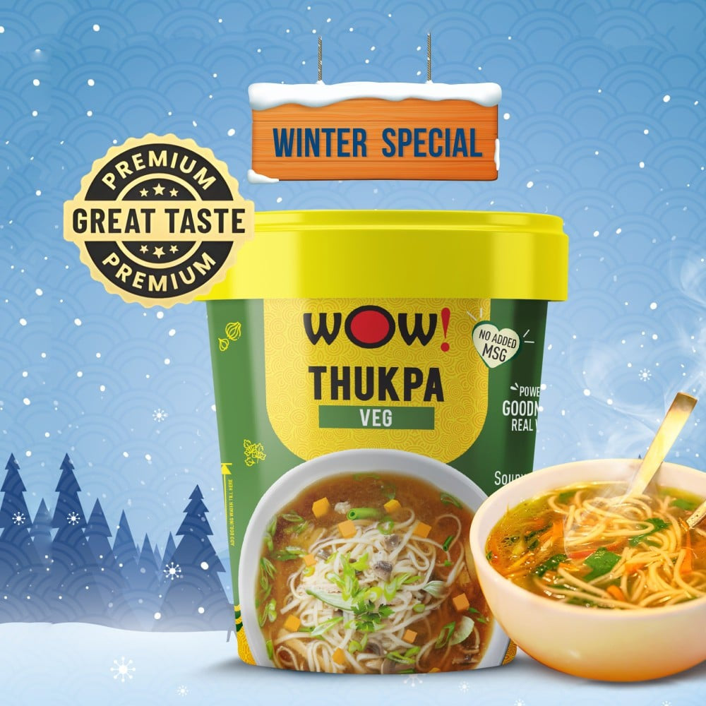 Wow! Thukpa Veg Cup Noodles : 55 g
