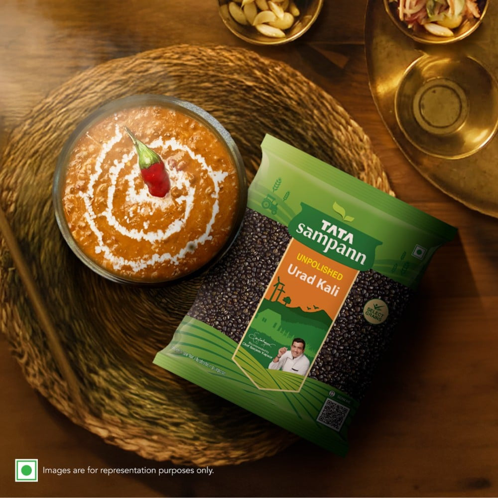 Tata Sampann Unpolished Kali Urad (Sabut) : 500 g