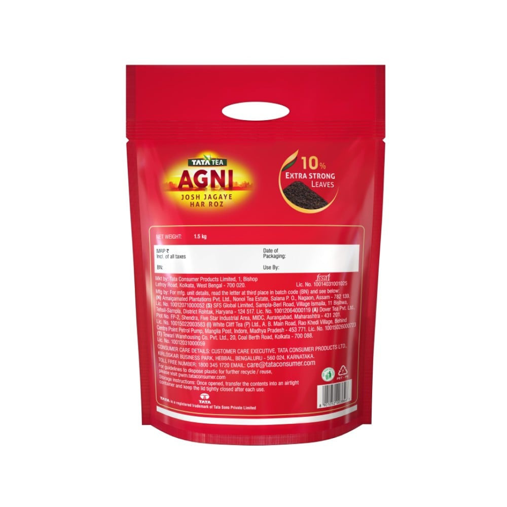 Tata Tea Agni Tea : 1.5 kg