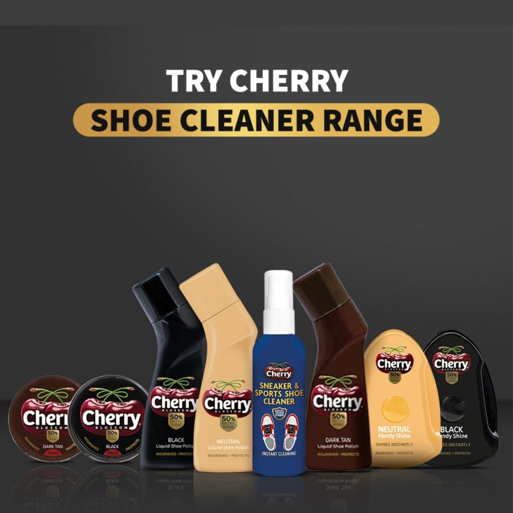 Cherry Blossom Black Handy Shoe Shiner : 1 unit