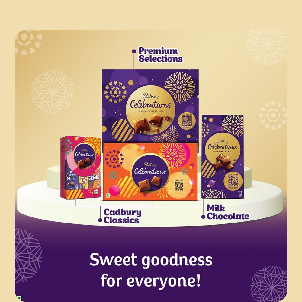 Cadbury Celebrations Assorted Chocolate Gift Pack : 56.2 g