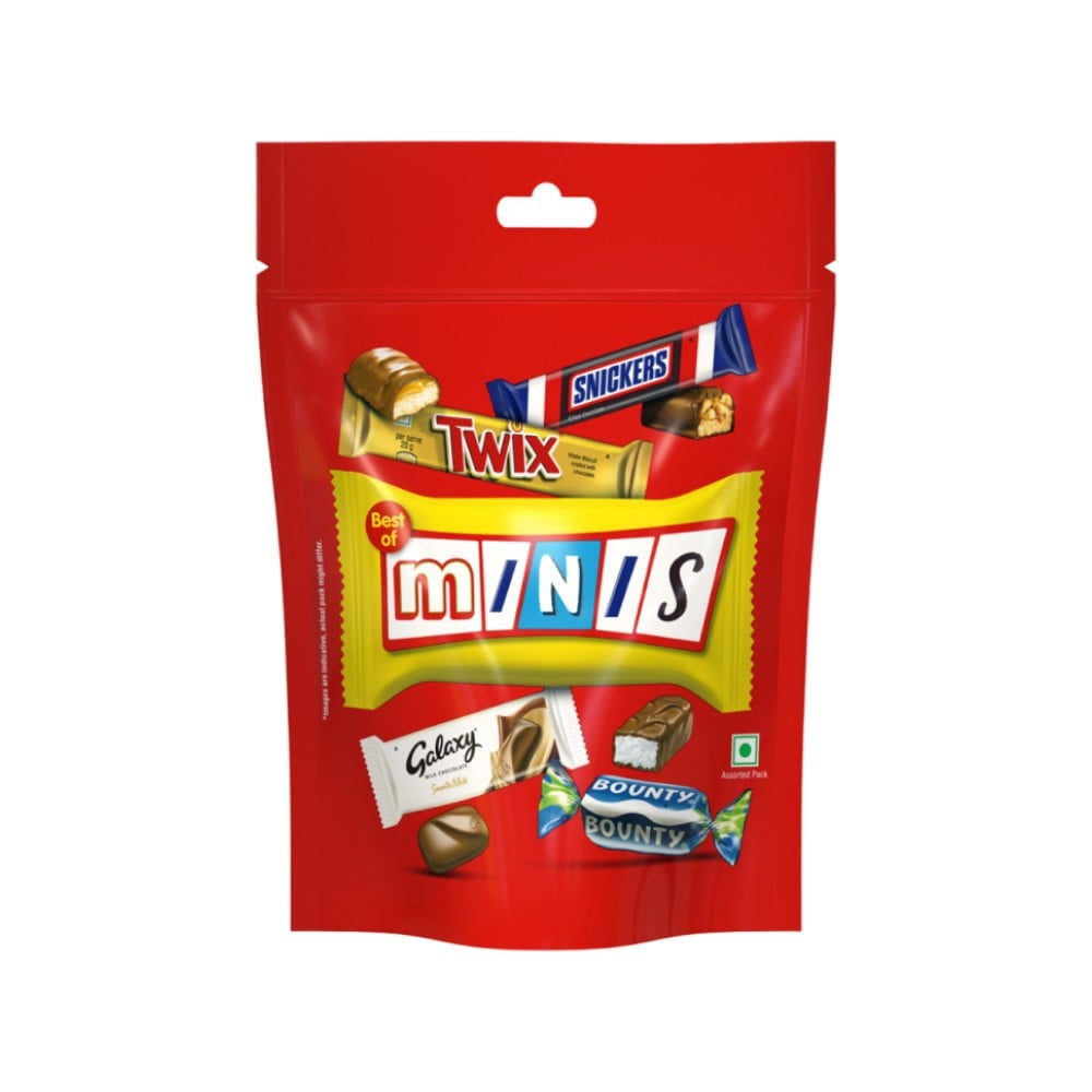 Snickers Best of Minis Assorted Assorted Chocolate Pack for Valentine's : 128 g